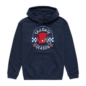 Men's - Instant Message - Football Graphic Fleece Pullover Hoodie - 1 of 4