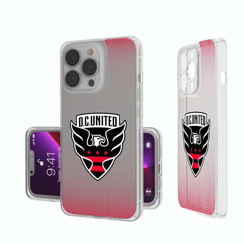 Keyscaper DC United  Linen Clear Phone Case, 1 of 7