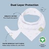 8pk Organic Baby Bandana Bibs, Baby Drool Bibs for Baby Boy, Girl, Baby Bibs for Infant, Newborn - 2 of 4