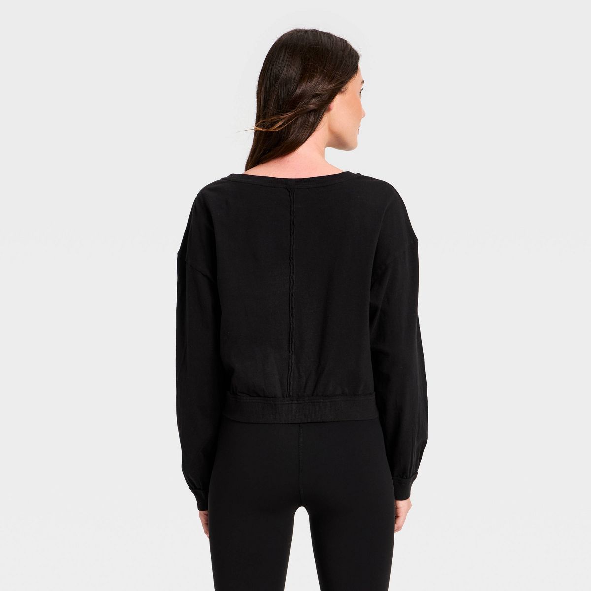 Women's Active Jersey Henley Pullover - JoyLab™ - thumbnail 2