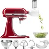 KitchenAid Artisan Series 5-Quart Tilt-Head Stand Mixer Fresh Prep Slicer/Shredder, Red - 4 of 4