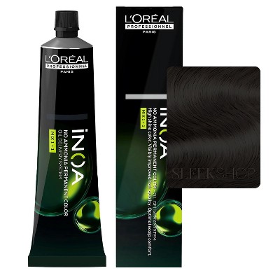 L'Oreal Pro iNOA Coloration Ammonia-Free Permanent Hair Color Dye  - Multicolored Loreal Haircolor Cream