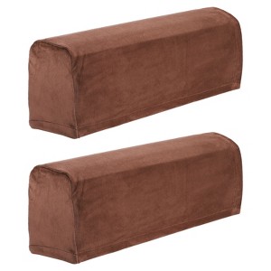 Unique Bargains Stretch Soft Polyester Fiber Sofa Couch Armchair Slipcovers 2 Pcs - 1 of 4