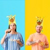 Juvale Plush Fiesta Taco Hat for Taco Tuesday, Halloween Costume Accessory, Cinco de Mayo Accessory, Adult Size - 3 of 4