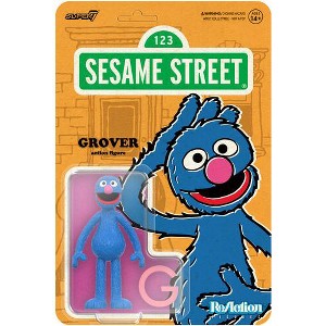 Super7 - Sesame Street - ReAction Figures Wv5 - Grover - 1 of 4