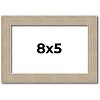 PosterPalooza | 8x5 Thin Barnwood Picture Frame, UV Acrylic, 2 Finishes - Grey and Black - 2 of 4