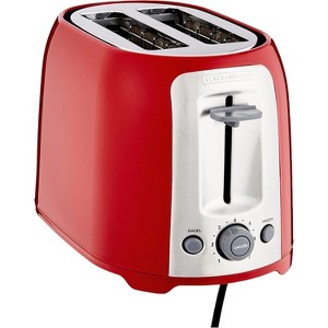 BLACK+DECKER 2-Slice Toaster, TR1278RM, Extra Wide Slots, 7 Shade Settings, 850 Watts, Frozen and Bagel Buttons - 1 of 4