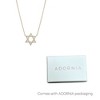 Adornia 14k Gold Plated CZ Star of David Necklace - 4 of 4