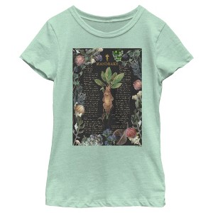 Girl's Harry Potter Mandrake Root Recipe T-Shirt - 1 of 4