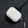 Insten Case Compatible with AirPods Pro - Translucent Matte Skin Cover with Keychain, White - 4 of 4