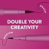 Paper Mate Flair! DUAL Calligraphy Pens Brush/Medium Tips Assorted Colors 16/Pack (2181607) - 3 of 4