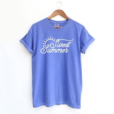 Simply Sage Market Women's Sweet Summer Short Sleeve Garment Dyed Tee