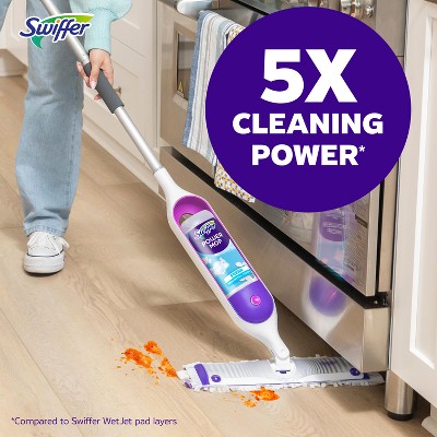 Swiffer Power Mop Multi-Surface Kit with Scrubbing Strips