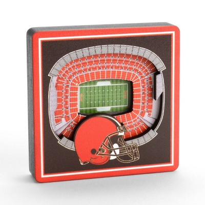 NFL Cleveland Browns 3D Stadium View Magnet