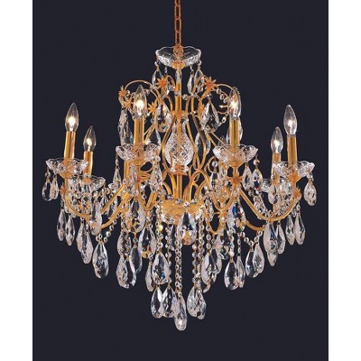 Elegant Lighting St. Francis 8 - Light Chandelier in  Gold