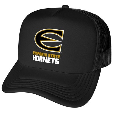 Official Emporia State University Primary Logo Foam Snapback Trucker Hat - for Men and Women Black, Black, One Size