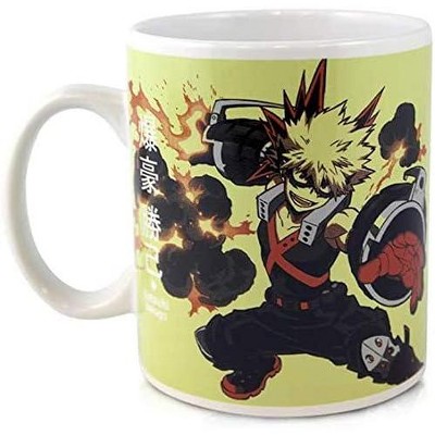 My Hero Academia Anime Izuku and Katsuki Ceramic Mug 16-Ounce Coffee Cup