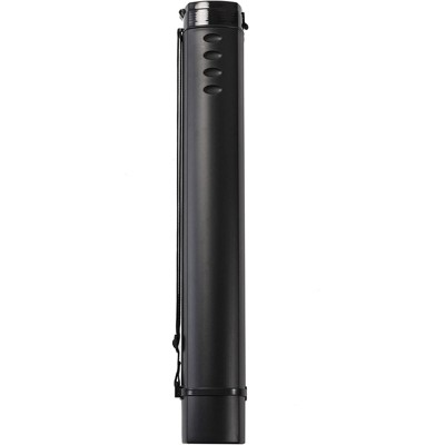 Juvale Black Expandable Document Art Tube for Posters, Blueprints, and Artwork (30.5 to 49 in)