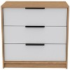 NicBex 3 Drawers Dresser Chests of Drawers with Superior Top Closet Organizers and Storage Tall Dresser for Bedroom, Living Room, Hallway - 4 of 4