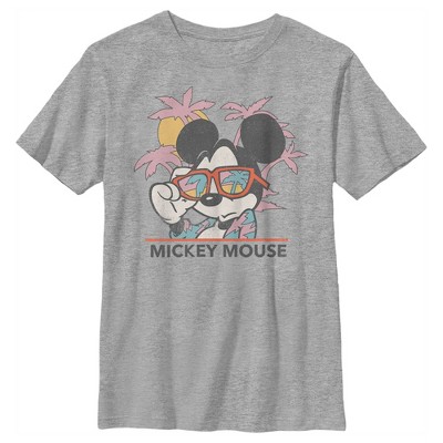 Men's Mickey & Friends Beach Ready Mickey Mouse T-shirt - Light Blue - X  Large : Target