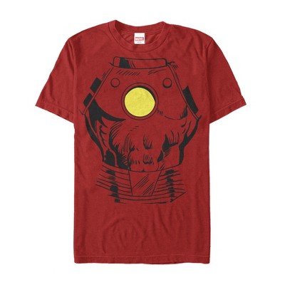 Men's Marvel Halloween Iron Man Costume T-shirt : Target