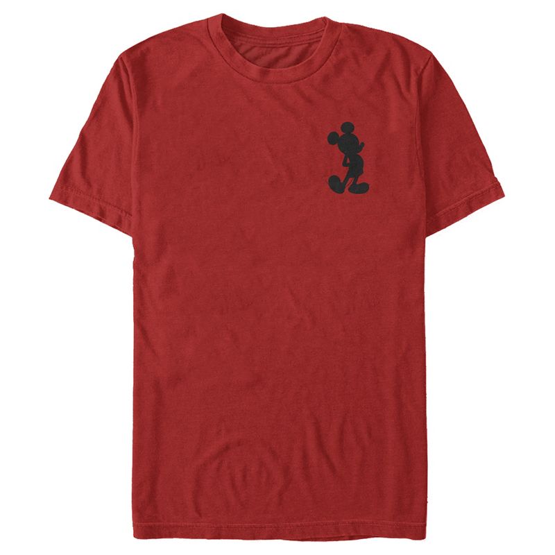 Men's Mickey & Friends Pocket Silhouette T-Shirt, 1 of 6