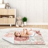 Sweet Jojo Designs Girl Baby Security Blanket Peony Floral Garden Pink and Ivory - 3 of 4
