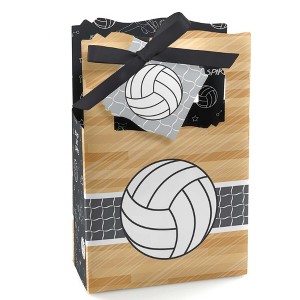 Big Dot of Happiness Bump, Set, Spike - Volleyball - Baby Shower or Birthday Party Favor Boxes - Set of 12 - 1 of 4