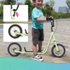 VisioGear 12 Inch Youth Scooter Kick Scooter for Kids 6+ with Adjustable Handlebar, Widened non-slip Footboard, Yellow, 48.03"*23.62"*32.28" - 2 of 4