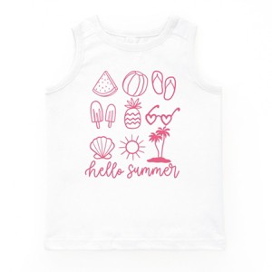 The Juniper Shop Hello Summer Chart Youth Tank Top - 1 of 4