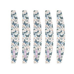 Unique Bargains Half-moon HD-001 Nail Files 5 Pcs - 1 of 4