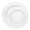 Smarty Had A Party White w/ Silver Rim Blossom Plastic Dinnerware Set - 120 Sets - 2 of 4