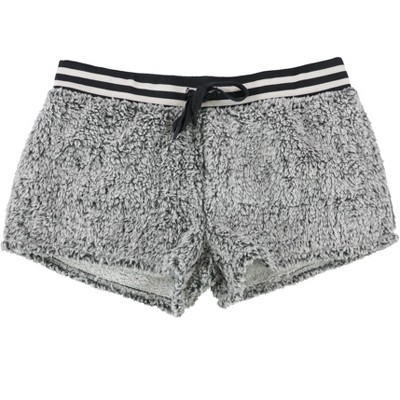 P.J. Salvage Womens Faux Shearling Pajama Shorts