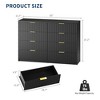 8/9 Drawer Dresser, Bedroom Storage Cabinet with Drawers, Wooden Bedroom Dresser - 3 of 4