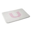 Deny Designs April Lane Art Block Monogram Memory Foam Bath Mat - 2 of 4