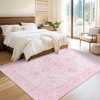 Vintage Area Rug, Boho Rugs Non-Slip Soft Large Rug for Living Room Bedroom Dining Room Home Office Home Decor Aesthetic - 4 of 4