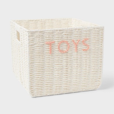 Kids' Large Woven Toys Storage Basket - Pillowfort™