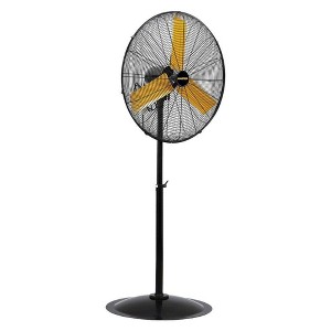 Master High Velocity Oscillating Pedestal Fan, 3 Speed Portable Metal Standing Fan with Adjustable Height - Powerful & Efficient Cooling, 24 Inch - 1 of 4