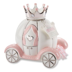 Baby Aspen "Little Princess" Carriage Ceramic Piggy Bank | BA21017NA - 1 of 4