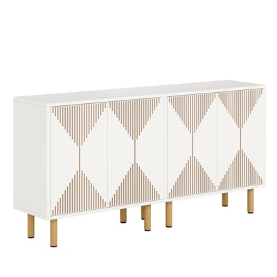Tribesigns 59 inches Sideboard, Freestanding Storage Cabinet Set