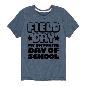 Boys' - Instant Message - Field Day Favorite Day Of School Short Sleeve Graphic T-Shirt - 1 of 4
