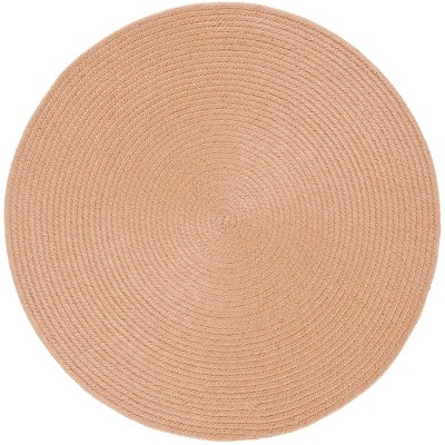 6x6 Feet Target buy Brand Braided Beige Round Area Rug