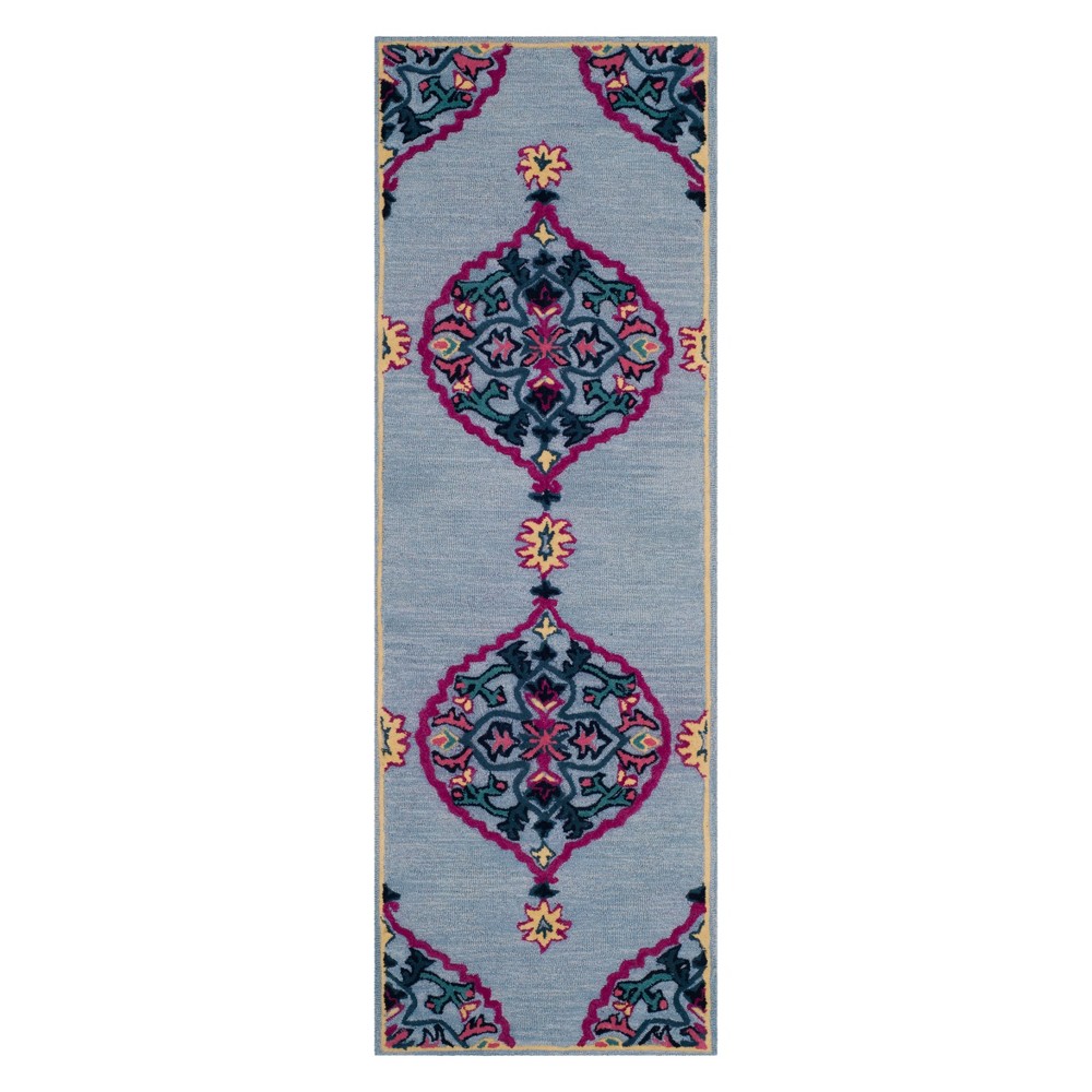  Medallion Runner Blue