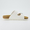 CUSHIONAIRE Lane Cork Footbed Sandals for Women –Comfortable Double Buckle Slip-On with Genuine Suede Footbed & Arch Support Slides for Women Footwear - 4 of 4