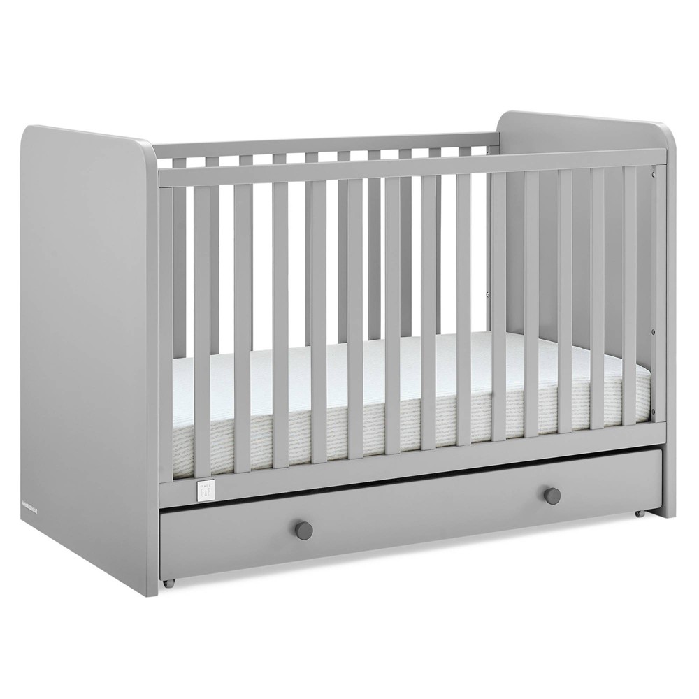 BabyGap by Delta Children Graham 4-in-1 Convertible Crib with Storage Drawer - Greenguard Gold Certified - Gray/Dark Gray -  88071375