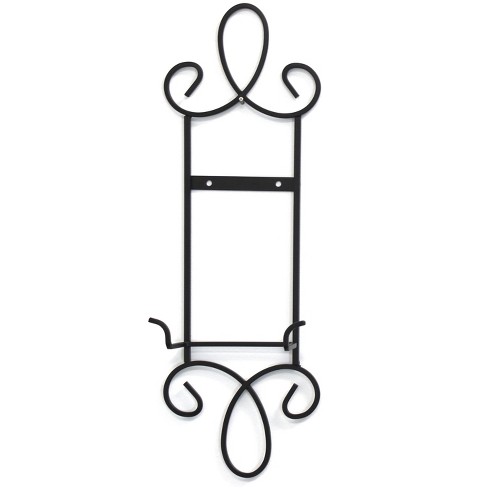 Wrought iron plate racks for online walls