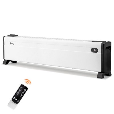 SEVOBAL Indoor Heaters 40" Baseboard Heater with 3 Heat Settings Humidifier Remote Control Timer for Bedroom Office