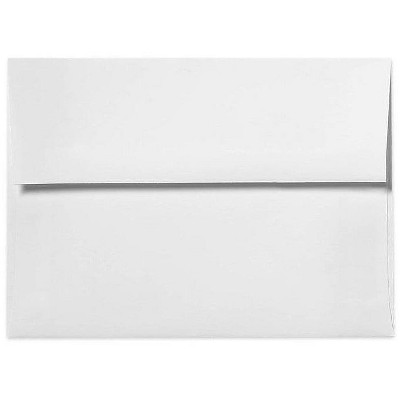 LUX 80lb 3 5/8"x5 1/8" A1 Invitation Envelopes W/Peel&Press Bright White FE4565-05-1000