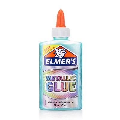 Elmer's 5oz Washable School Glue - Metallic Teal Blue : Target