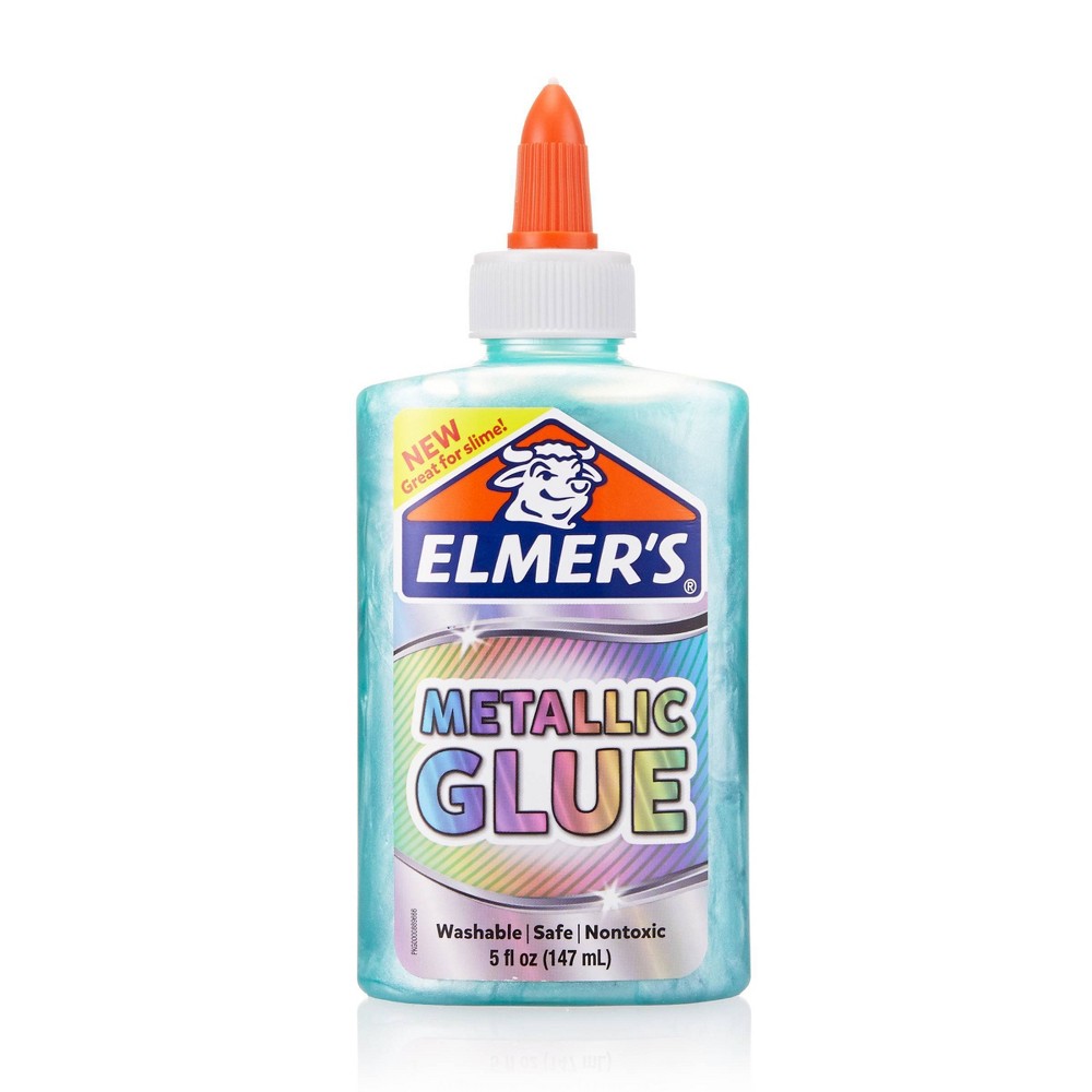 Photos - Creativity Set / Science Kit Elmers Elmer's 5oz Washable School Glue - Metallic Teal Blue 